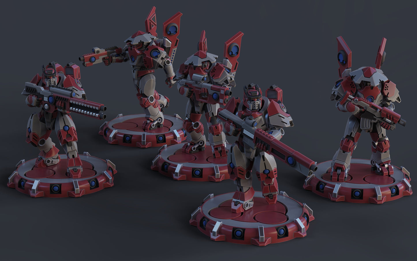 Cyber Samurai Strike Force (15 Models)