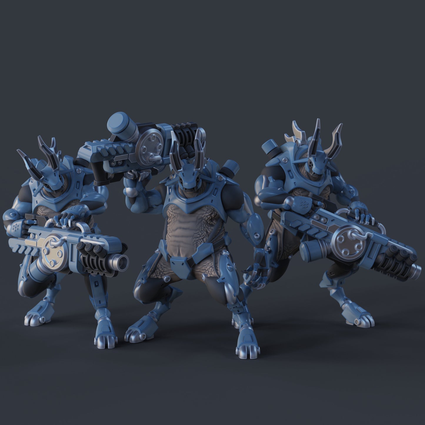 Steelhorn Shocktroopers (Monopose) | Cybernetic Minotaur | Grimdark |