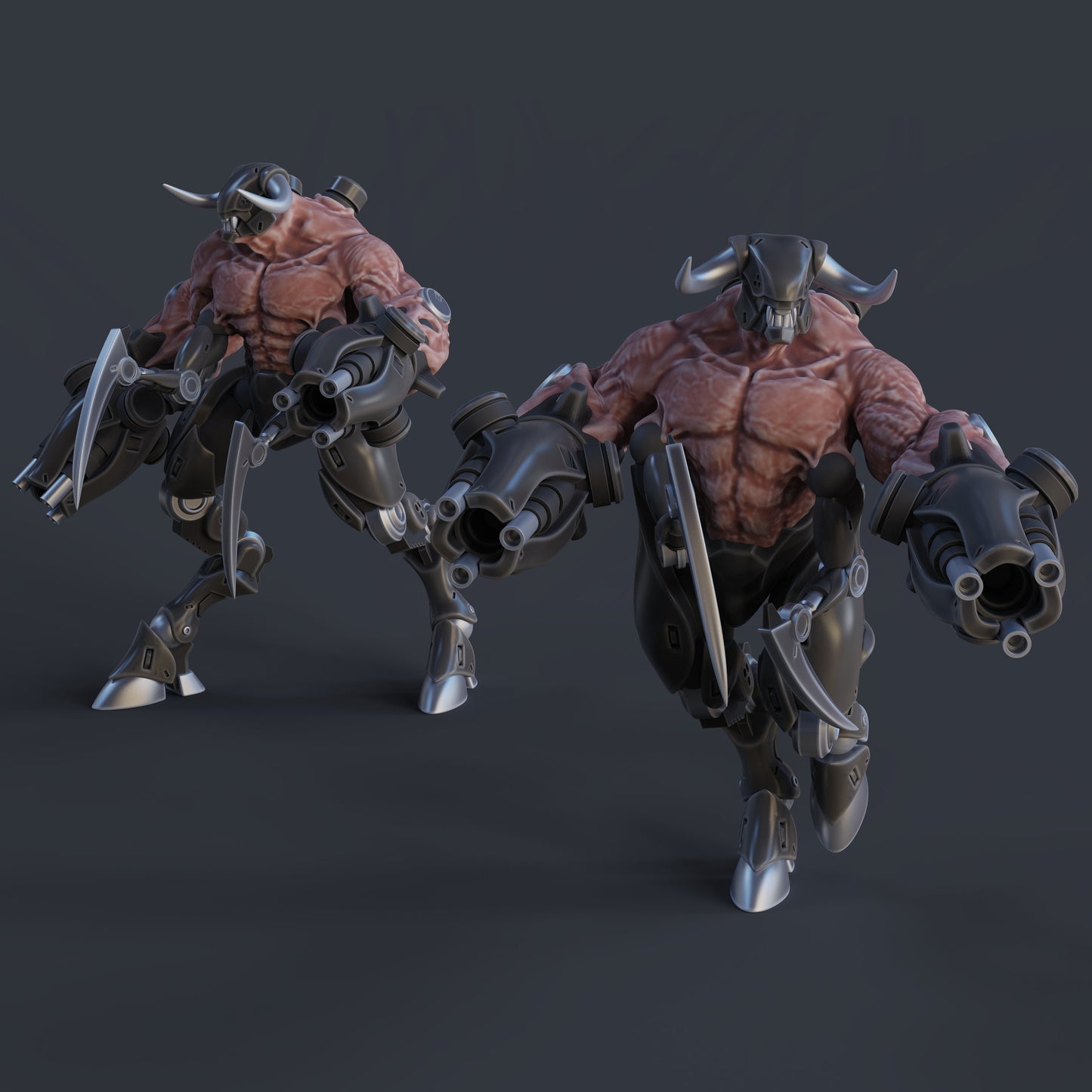 Springheel Devastators (Monopose) | Cyber Demons | Battletech | Grimdark | Battlesuit | DnD