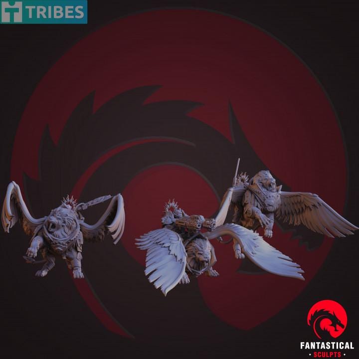 Paladin Lion Riders (3 Models)