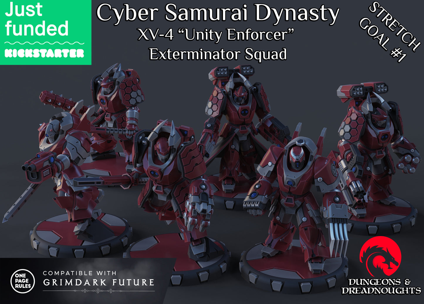 XV-4 Unity Enforcer Pattern Exterminator Squad (6 Posable Models)