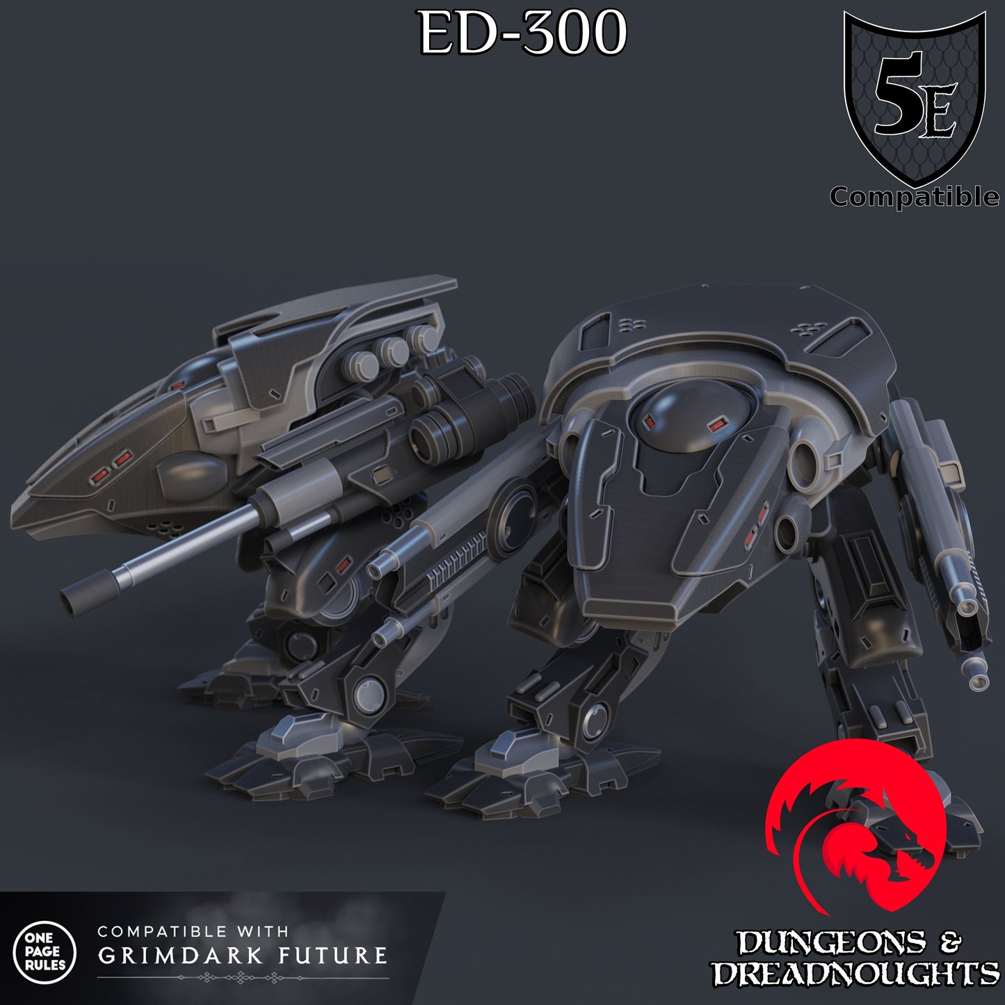 ED-300 (Posable) | Mech | Grimdark | Battlesuit