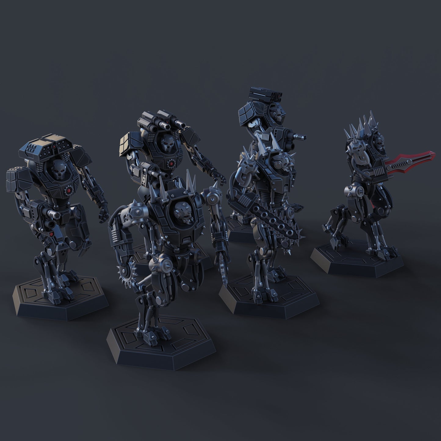 Syntharii Kill Bots (6 Modular Models)