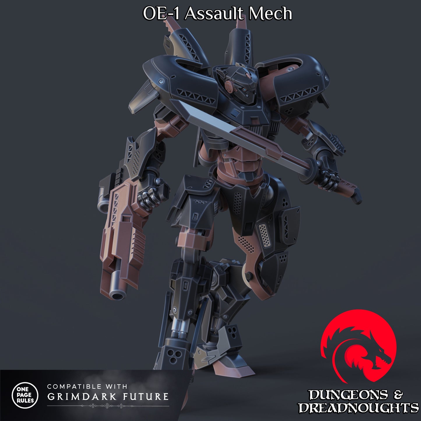 OE-01 Assault Mech (Posable) | Mech | Grimdark | Battlesuit