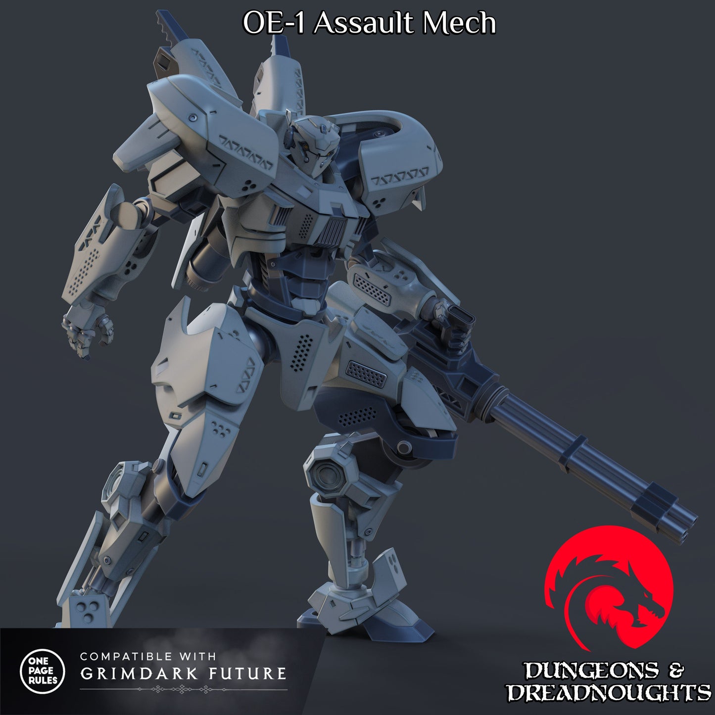 OE-01 Assault Mech (Posable) | Mech | Grimdark | Battlesuit