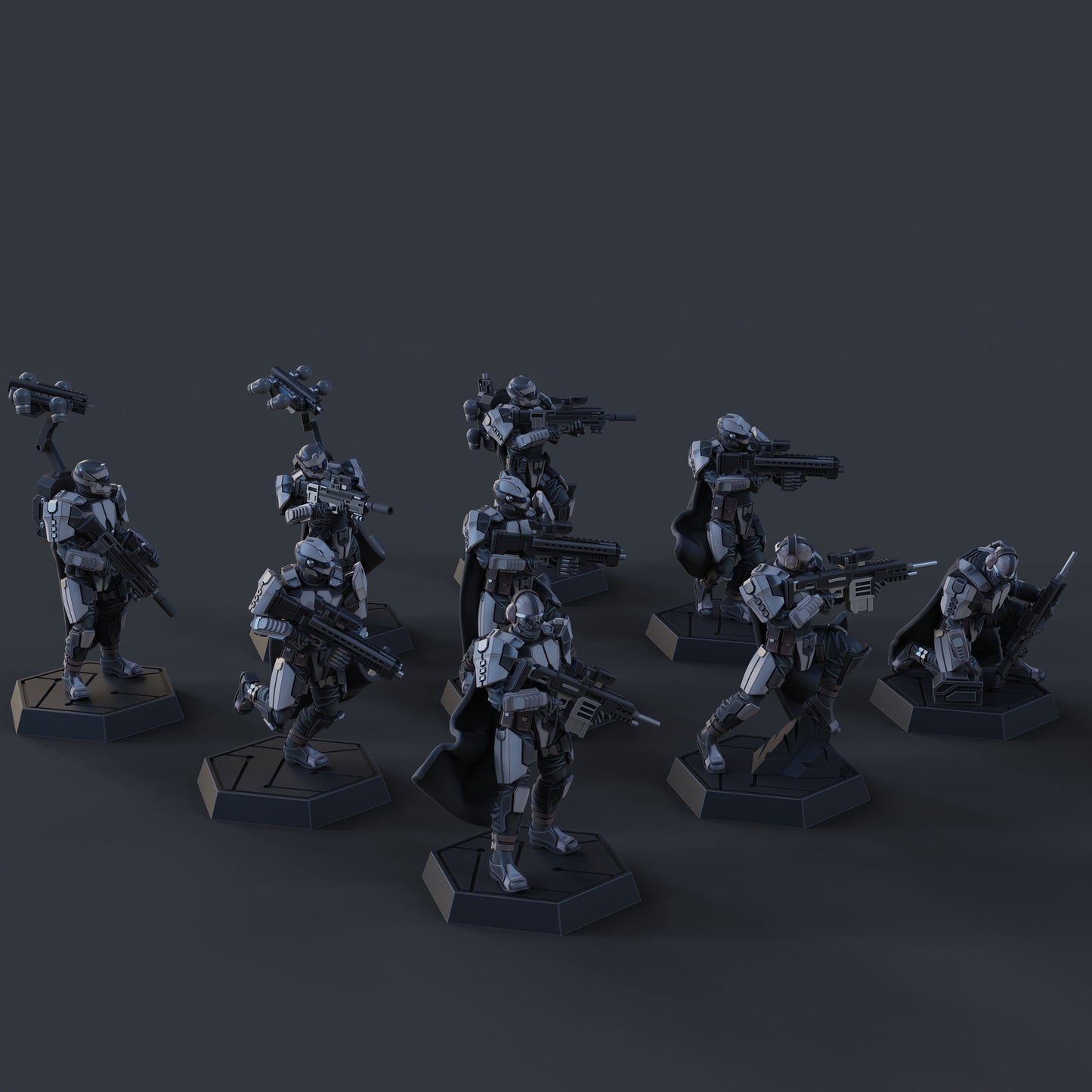 Wardivers - Liberty Squad (9 Models) | FOR DEMOCRACY!