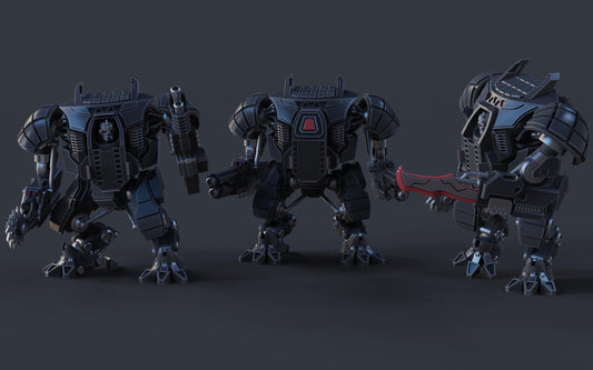 Syntharii Hulks (3 Modular Models) | Automatons | Proxy