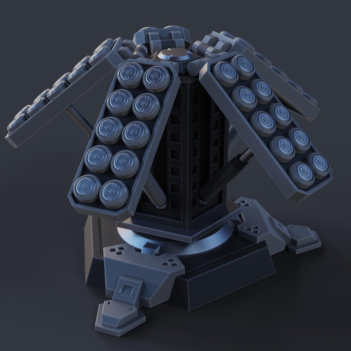 Wardivers Turrets (5 Posable Models) | FOR DEMOCRACY!