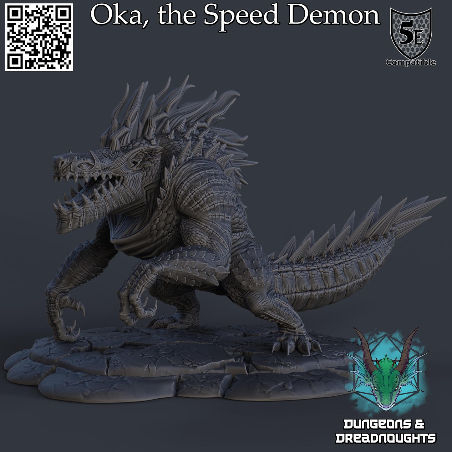 Oka, the Speed Demon | Gloom & Glory | DnD | 5e Stats Included!