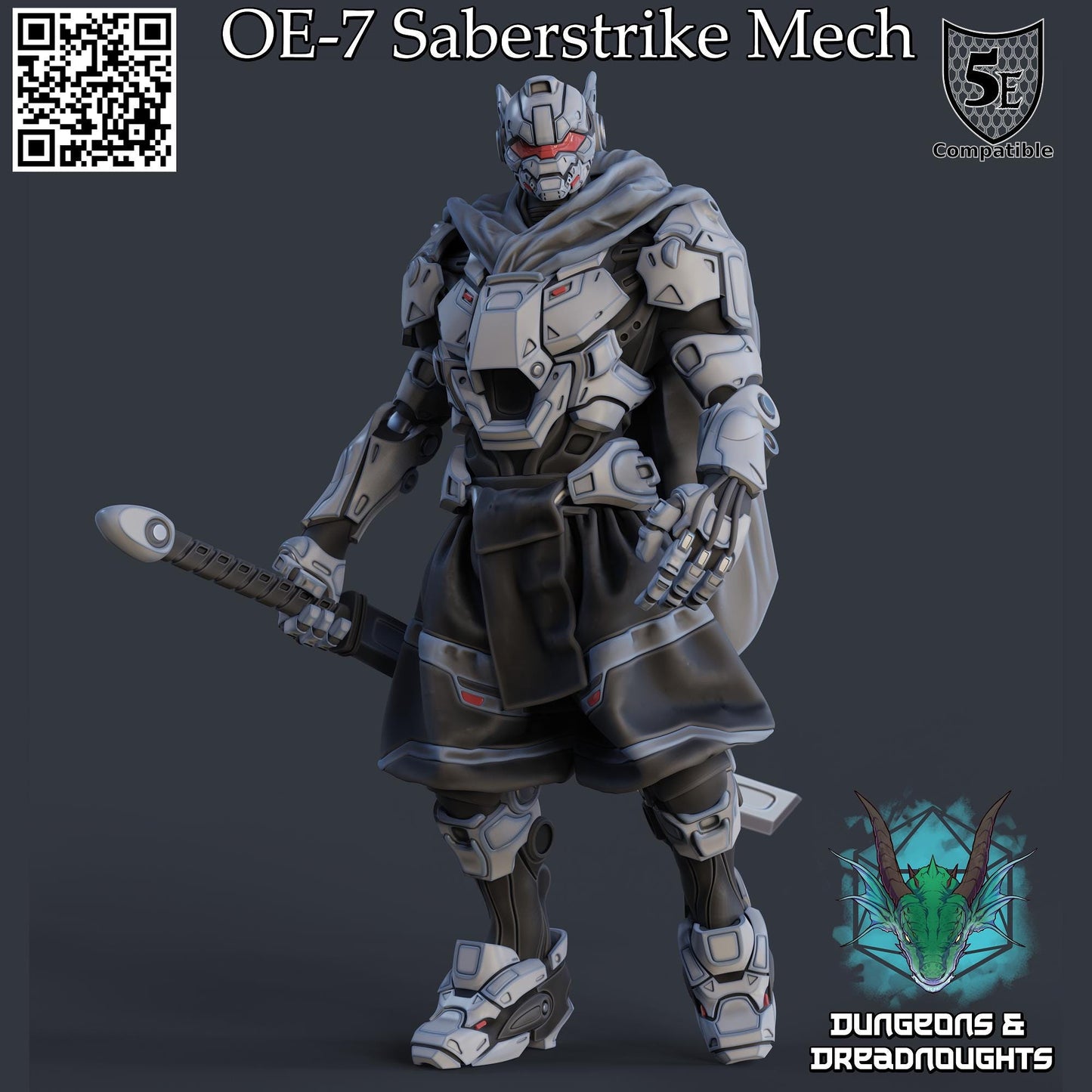 OE-07 Saberstrike Mech | Gloom & Glory | Mech | Grimdark | Battlesuit