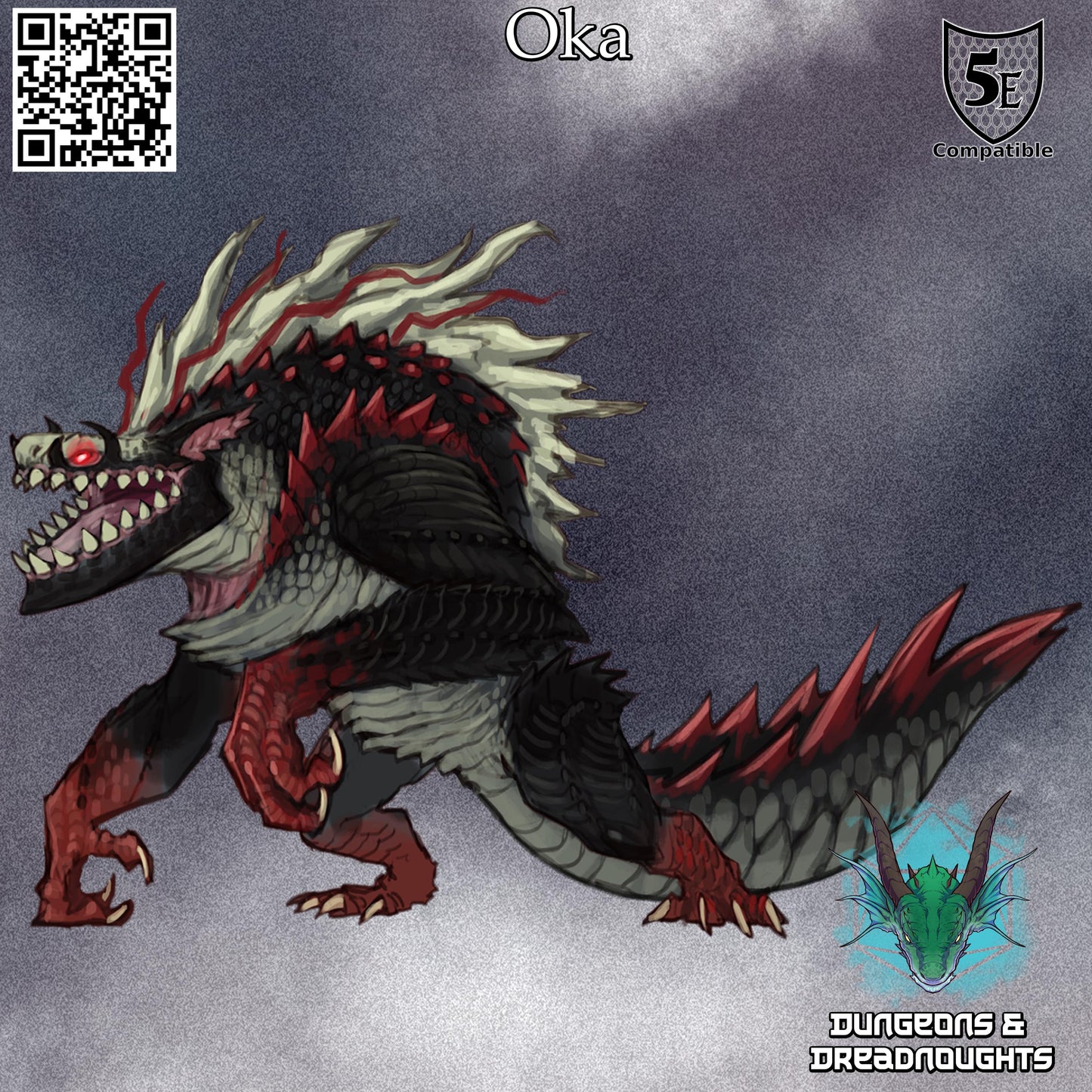 Oka, the Speed Demon | Gloom & Glory | DnD | 5e Stats Included!