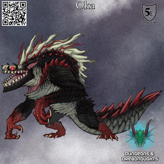 Oka, the Speed Demon | Gloom & Glory | DnD | 5e Stats Included!