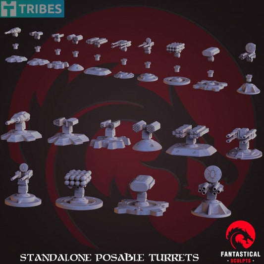 Standalone Turrets (20 Posable Models) |