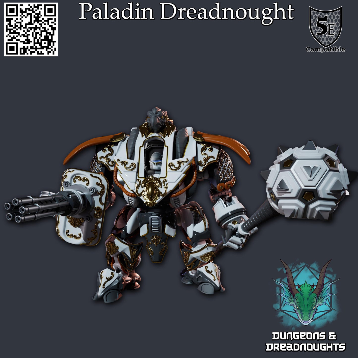 Crusade Pattern Dreadnought (Posable) | Paladin Dreadnought