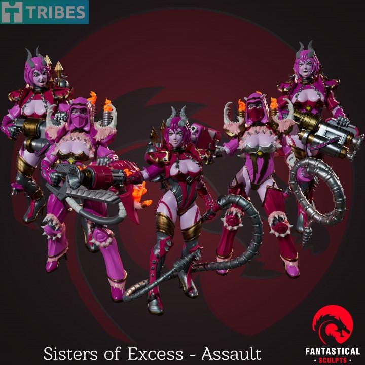 Assault Sisters of Excess (5 Models)