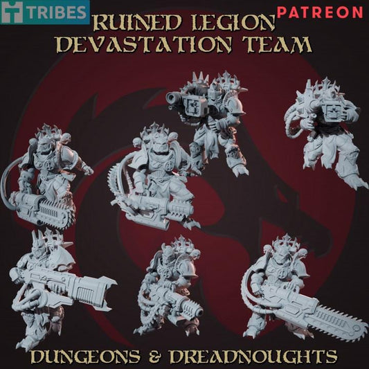 Ruined Legion Devastation Marines (36 Models) | Chaos