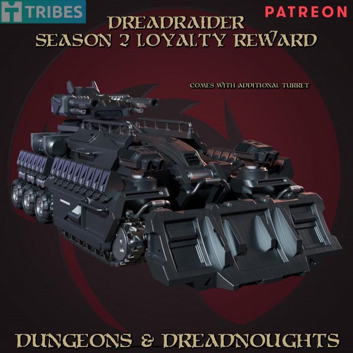 Dreadraider Super Heavy Tank | Modular | Magnetic | Proxy