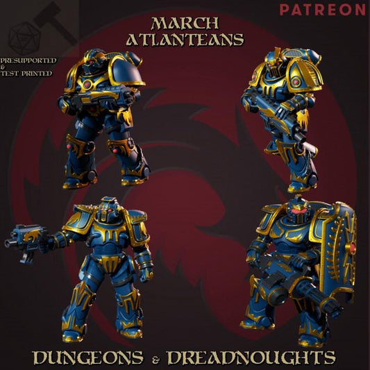 Atlantean Star Knight Marines (36 Models) | Chaos