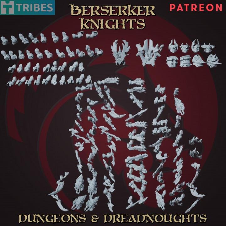 Berserker Knights (36 Models) | Chaos