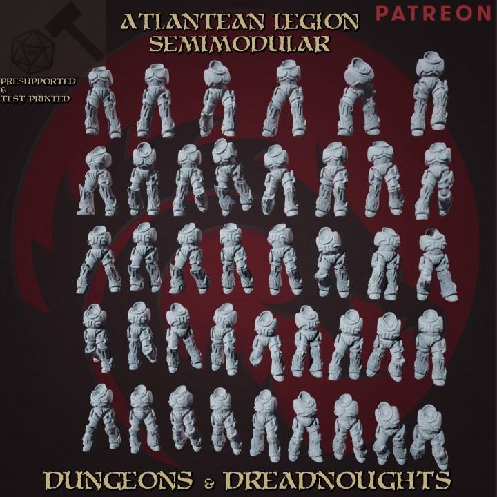 Atlantean Star Knight Marines (36 Models) | Chaos