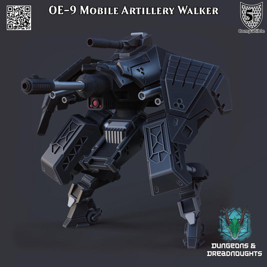 OE-9 M.A.W. - The Mobile Artillery Walker (Posable) | Mech | Grimdark | Battlesuit